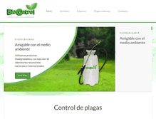 Tablet Screenshot of biocontroldeplagas.com
